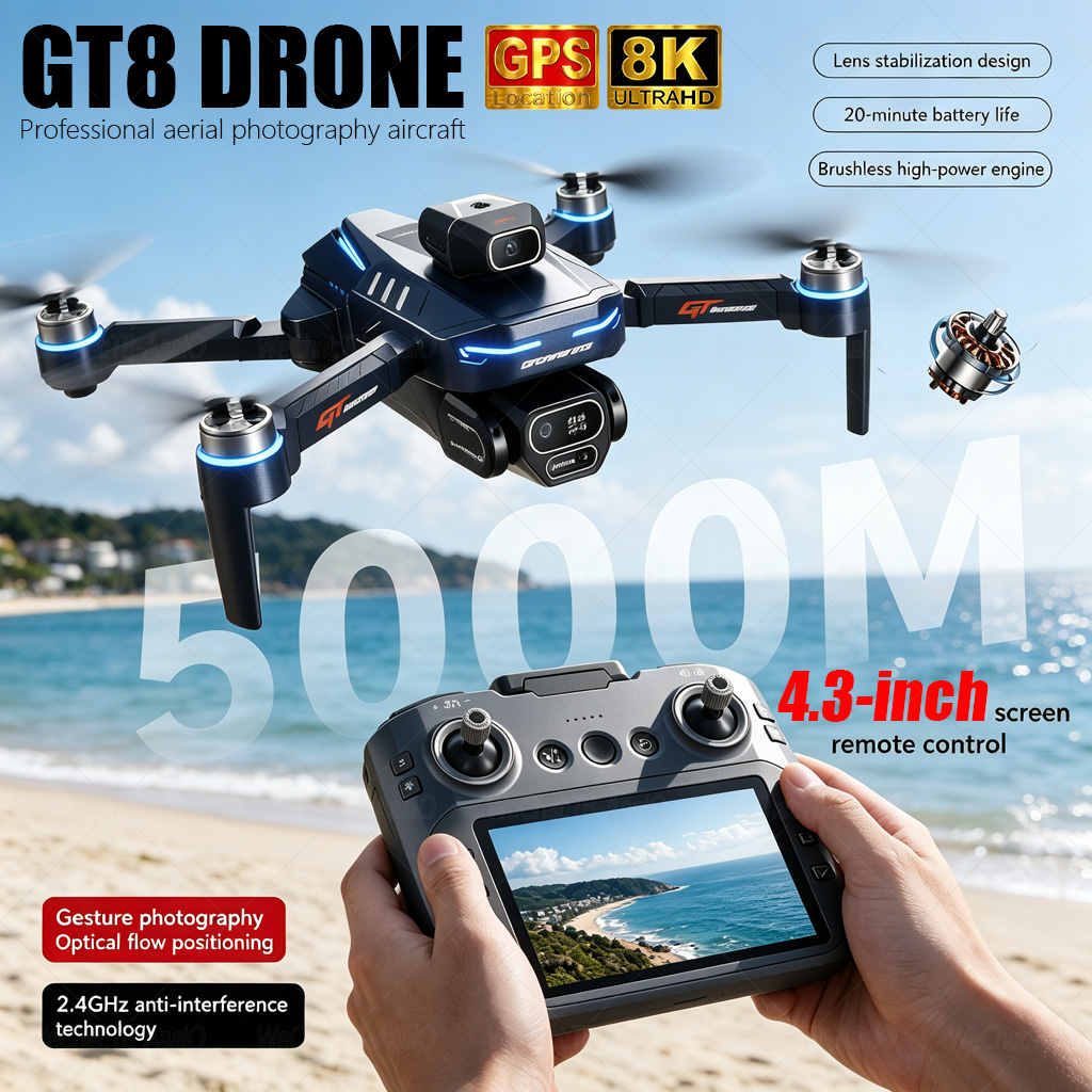 Drone Photogrammetry - NUEVO Dron GT8 HD RC 4K