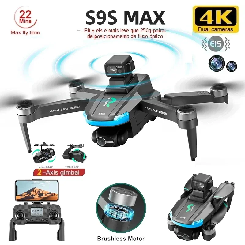 Nuevo S9S MAX MINI Drone 4K 2  - Drone Mapping reseña y precio