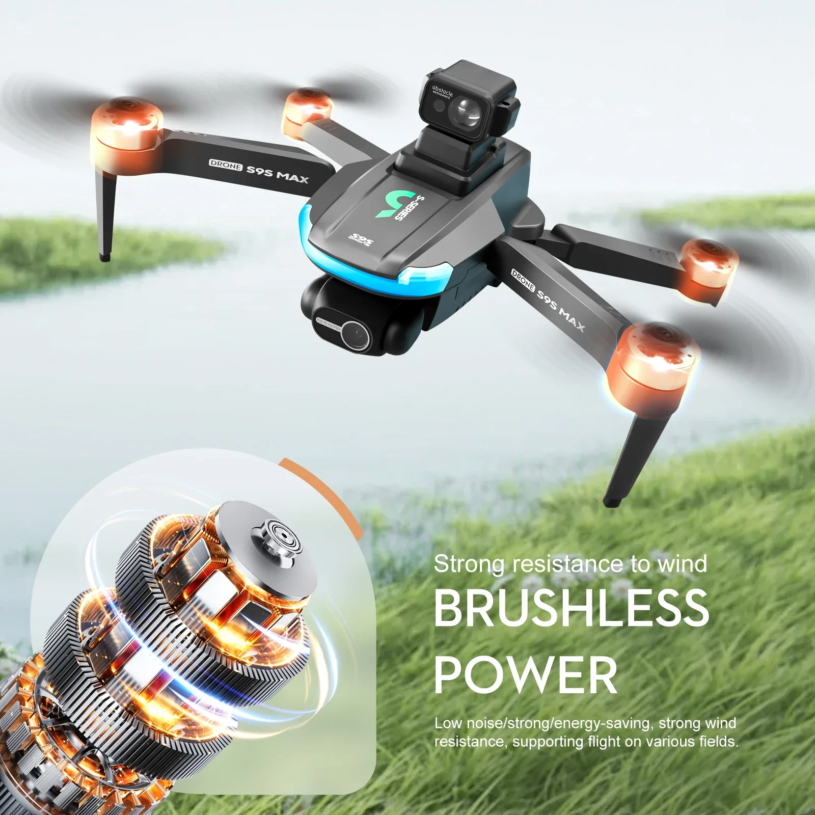 Nuevo S9S MAX MINI Drone 4K 2  - Drone Mapping reseña y precio