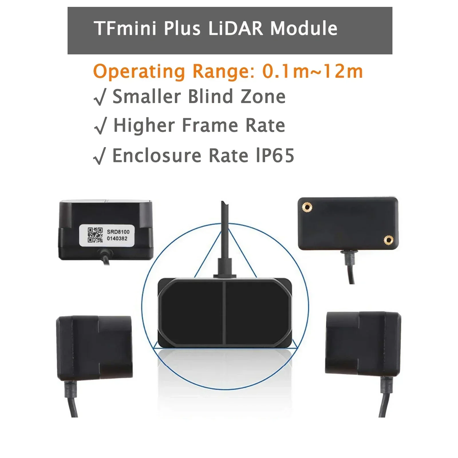 Módulo de Sensor LiDAR TFmini  - Drone Lidar reseña y precio